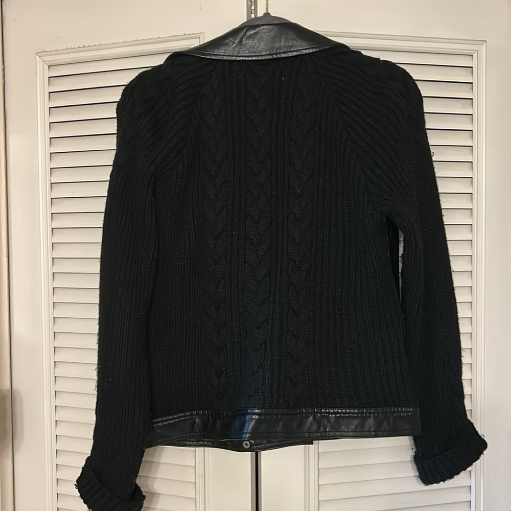 DEMOCRACY Bomber Style Sweater/Jacket - Picture 2 of 13